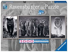 Drieluik panter, olifanten, leeuw (Ravensburger 16729)
