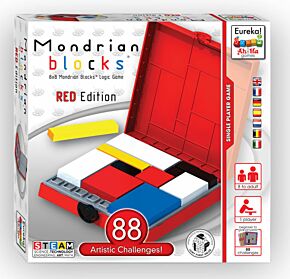 Mondrian blocks (rode versie)