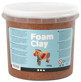 Grote pot Foam Clay Bruin 560g