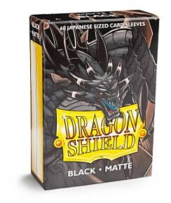 Dragon Shield Sleeves Japanes Black Matte